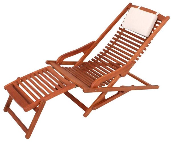 Garden Pleasure Sonnenliege ALASKA natur Holz