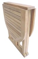 Garden Pleasure Gartentisch SOLO natur oval 60,0 x 15,0/65,0/120,0 x 75,0 cm