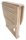 Garden Pleasure Gartentisch SOLO natur oval 60,0 x 15,0/65,0/120,0 x 75,0 cm