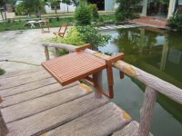 Garden Pleasure Sitzgruppe BERKLEY, braun Holz, 3-teilig
