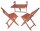Garden Pleasure Sitzgruppe BERKLEY, braun Holz, 3-teilig