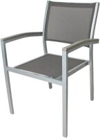 Garden Pleasure Sitzgruppe GRACE, grau Kunststoff,...