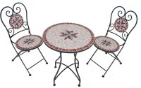 Garden Pleasure Sitzgruppe AMARILLO, braun Keramik,...