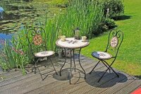 Garden Pleasure Sitzgruppe AMARILLO, braun Keramik,...