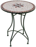 Garden Pleasure Sitzgruppe AMARILLO, braun Keramik, Metall, 3-teilig