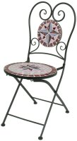 Garden Pleasure Sitzgruppe AMARILLO, braun Keramik, Metall, 3-teilig