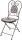Garden Pleasure Sitzgruppe AMARILLO, braun Keramik, Metall, 3-teilig