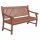 Garden Pleasure Gartenbank NEW JERSEY 985123 natur Holz 158,0 cm