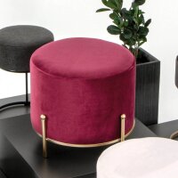 HAKU Möbel Wohnzimmer-Hocker 20474 rot, 1 St.