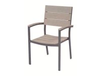 Garden Pleasure Sitzgruppe OLIVIA, schwarz Kunststoff, Metall, 7-teilig
