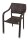 Garden Pleasure Gartenstuhl mit Armlehnen CHARLESTON coffee, Metall, 1 St.