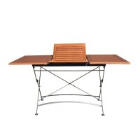 Garden Pleasure Gartentisch WIEN braun rechteckig 90,0 x 100,0 / 150,0 x 74,0 cm