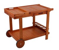 Garden Pleasure Servierwagen HAYWARD braun 60,0 x 100,0 x...