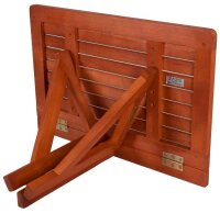 Garden Pleasure STANFORD Balkonhängetisch Eukalyptus braun 60,0 x 40,0 x 37,0 cm  ( 985134 )