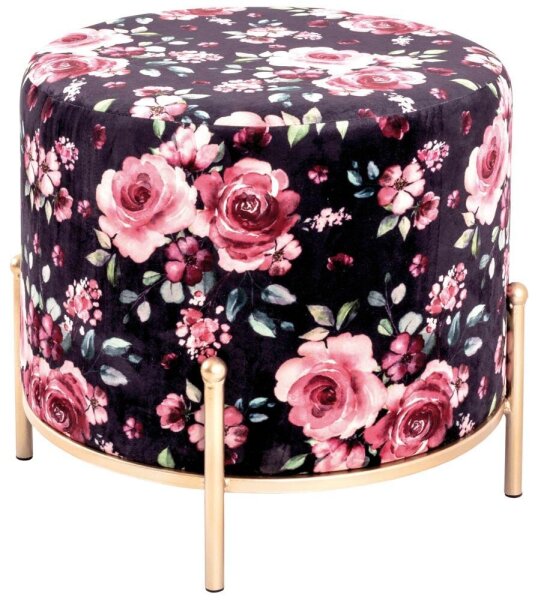 HAKU Möbel Wohnzimmer-Hocker 22947 Rosen, 1 St.