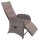 Garden Pleasure Gartenstühle mit Armlehnen SALERNO grau, Metall, 2 St.