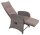 Garden Pleasure Gartenstühle mit Armlehnen SALERNO grau, Metall, 2 St.