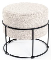 HAKU Möbel Wohnzimmer-Hocker 22553 beigebraun, 1 St.
