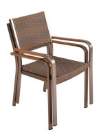 Garden Pleasure Sitzgruppe FLORENCE, silber Kunststoff, Metall, 9-teilig  ( 305267-8 )
