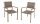Garden Pleasure Sitzgruppe FLORENCE, silber Kunststoff, Metall, 9-teilig  ( 305267-8 )