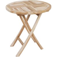 Garden Pleasure Gartentisch JAVA natur rund Ø70 x...