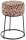 HAKU Möbel Wohnzimmer-Hocker 22954 Leopard, 1 St.