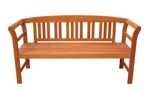 Garden Pleasure Gartenbank HARLAND 985204 natur Holz 157,0 cm
