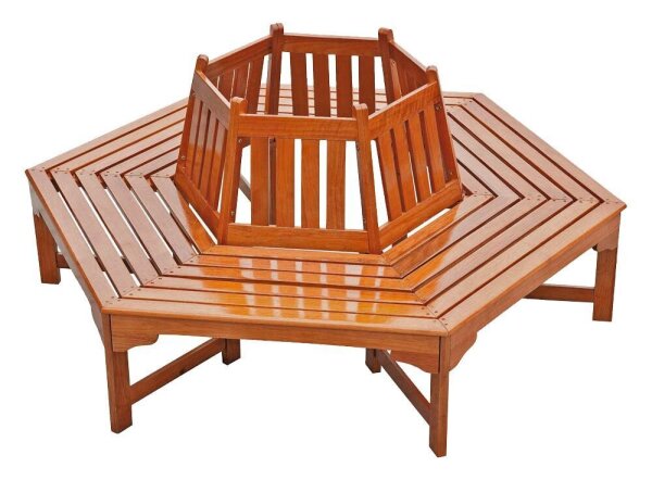 Garden Pleasure Baumbank ONTARIO 960354E natur Holz 155,0 cm  ( 960354E )