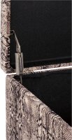 HAKU Möbel Sitztruhe 22950 Snake Holz 65,0 cm