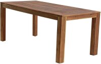 Garden Pleasure Gartentisch TOPKEA braun rechteckig 90,0 x 180,0 x 77,0 cm
