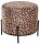 HAKU Möbel Wohnzimmer-Hocker 22952 Leopard, 1 St.