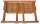 Garden Pleasure Gartentisch SANTA FE braun rechteckig 50,0 x 100,0 x 75,0 cm
