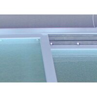 Garden Pleasure Gartentisch LOLA grau rechteckig 90,0 x 135,0 / 270,0 x 75,0 cm