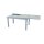 Garden Pleasure Gartentisch LOLA grau rechteckig 90,0 x 135,0 / 270,0 x 75,0 cm