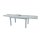 Garden Pleasure Gartentisch LOLA grau rechteckig 90,0 x 135,0 / 270,0 x 75,0 cm