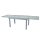 Garden Pleasure Gartentisch LOLA grau rechteckig 90,0 x 135,0 / 270,0 x 75,0 cm