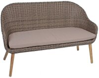 Garden Pleasure Sitzgruppe PUEBLO, natur Kunststoff, Holz, 4-teilig