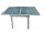 Garden Pleasure Gartentisch LOLA grau quadratisch 65,0 x 65,0 / 130,0 x 75,0 cm