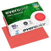 Clairefontaine Recyclingpapier Evercolor himbeerrot DIN...