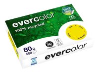 Clairefontaine Recyclingpapier Evercolor gelb DIN A4 80...