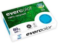 Clairefontaine Recyclingpapier Evercolor dunkelblau DIN...