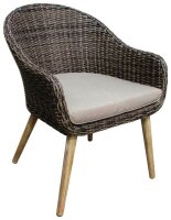 Garden Pleasure Sitzgruppe VISALIA/PUEBLO, schwarz Kunststoff, Metall, 5-teilig