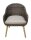 Garden Pleasure Sitzgruppe VISALIA/PUEBLO, schwarz Kunststoff, Metall, 5-teilig