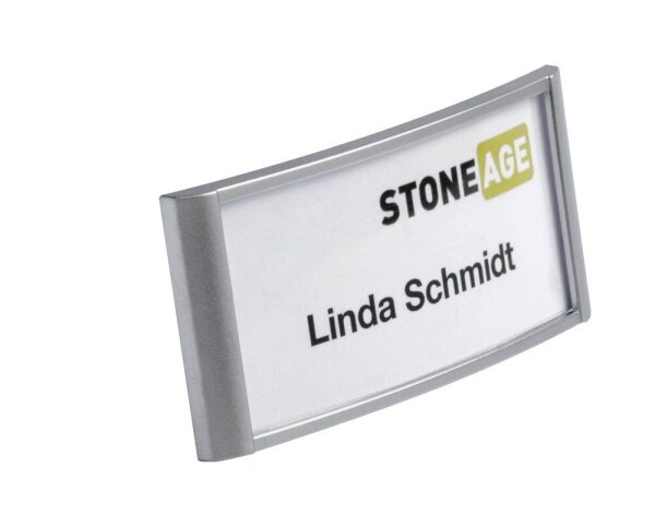DURABLE Badge Classic Namensschilder mit Magnet 6,5 x 3,0 cm, 10 St.