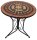Garden Pleasure Sitzgruppe PULAR, schwarz Keramik, Metall, 3-teilig