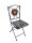 Garden Pleasure Sitzgruppe PULAR, schwarz Keramik, Metall, 3-teilig
