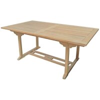 Garden Pleasure Gartentisch SOLO natur rechteckig 100,0 x...