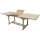Garden Pleasure Gartentisch SOLO natur rechteckig 100,0 x 180,0 / 240,0 x 75,0 cm