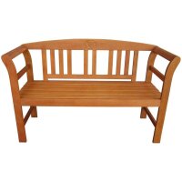 Garden Pleasure Gartenbank SAN JOSE 985162 natur Holz 130,0 cm