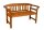 Garden Pleasure Gartenbank SAN JOSE 985162 natur Holz 130,0 cm